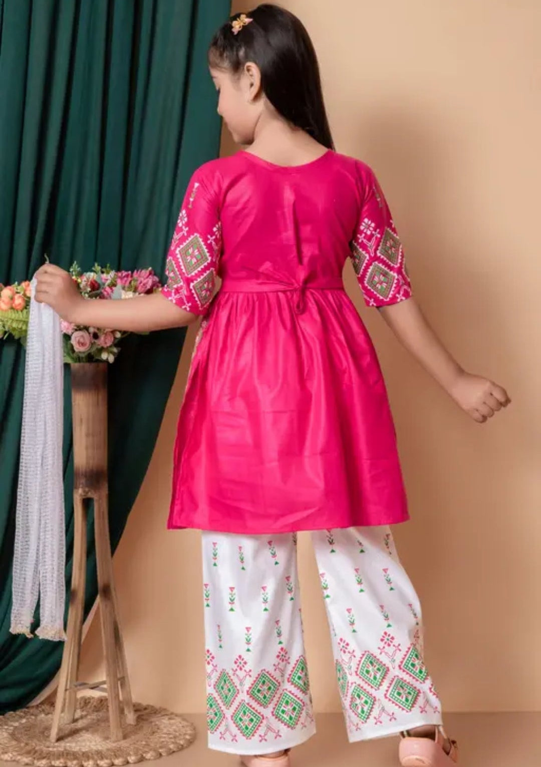 Girls plazo and dress