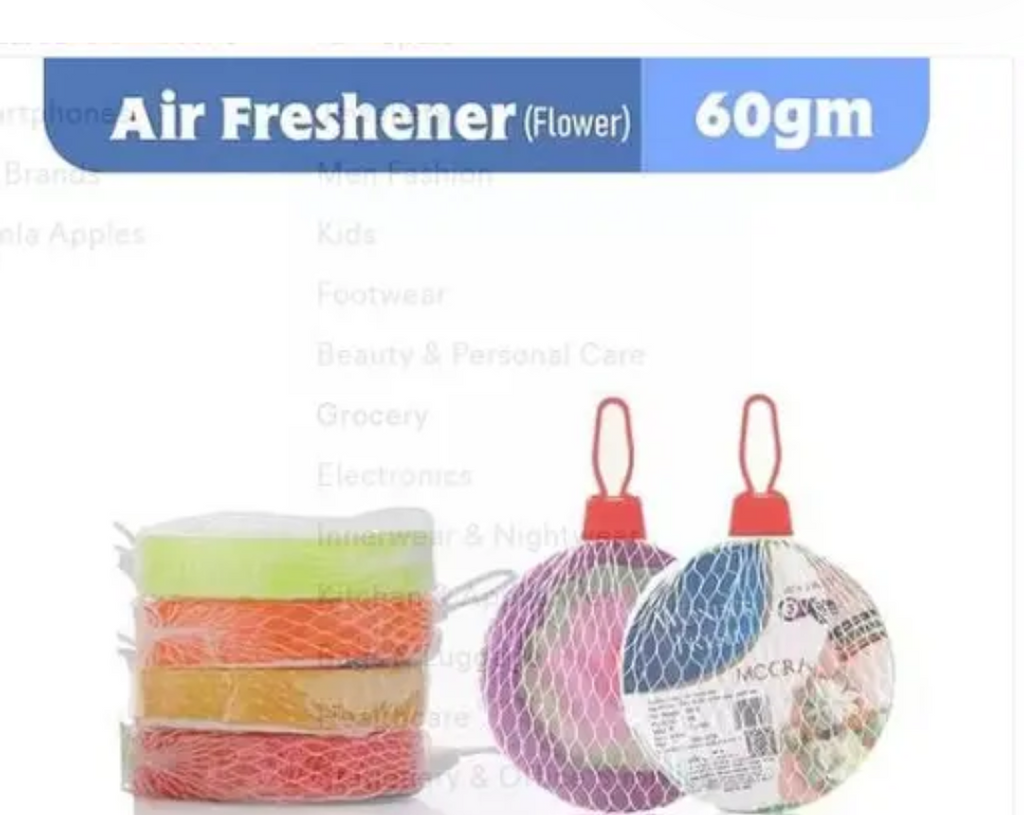 Wonder Fresh room air freshener, bathroom freshener and car air freshener Blocks (60gm x 12PC) Mix Fregrance Floral | Odour Control Blocks for Bathroom, Toilet, Wardrobe, Car and Office | Pocket Size Room Freshener with Long Lasting Room Fragrance | Ideal