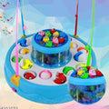 Trending Fishing Game Toy Set | Rotating Boards Pools | Premium Version Fishing Set | Quiet Play Option for Parents for Toddlers and Kids