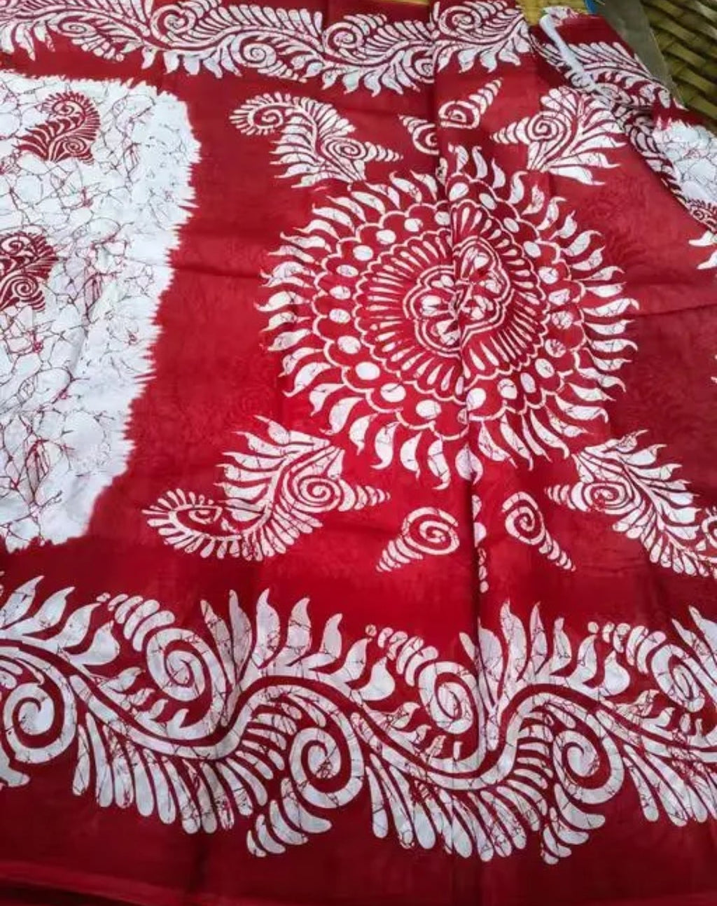 ETHNIC PURE COTTON MULMUL SARI WITHOUT BLOUSE